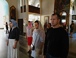 В день памяти святых Петра и Февронии Муромских в Покровском кафедральном соборе г. Шахты было проведено молодежное мероприятие