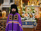 В праздник Успения Пресвятой Богородицы Преосвященнейший епископ Симон сослужил Святейшему Патриарху Кириллу в Храме Христа Спасителя. За богослужением совершена хиротония архимандрита Артемия (Кузьмина) во епископа Таганрогского