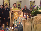 В праздник Крещения Господня кадеты Шахтинского казачьего кадетского корпуса впервые за последние несколько лет участвовали в евхаристии