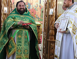 Прихожане храма Донской иконы Богородицы г. Новошахтинска поздравили протоиерея Романа Амплеева с 18-й годовщиной иерейской хиротонии