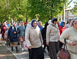 Пасхальный крестный ход в станице Боковской