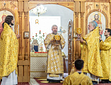 В день престольного праздника Преосвященнейший епископ Симон совершил Божественную литургию в храме святого равноапостольного князя Владимира города Шахты
