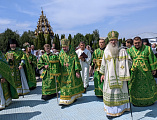Преосвященнейший епископ Симон принял участие в торжествах по случаю дня памяти преподобной Арсении (Себряковой) в Спасо-Преображенском монастыре в городе Серафимовиче Волгоградской области