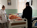 В отделении сестринского ухода Криворожской амбулатории прошёл пасхальный визит священника