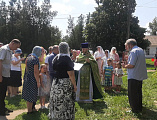 В день памяти преподобного Серафима Саровского храм в поселке Отрадный Багаевского района отметил престольный праздник