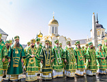 В день памяти преподобного Сергия Радонежского епископ Симон сослужил Предстоятелю Русской Церкви в Троице-Сергиевой лавре