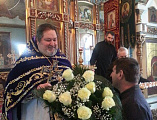 В Свято-Никольском приходе г. Шахты, в праздник 40 мучеников Севастийских, соборным богослужением отметили день тезоименитства настоятеля прихода протоиерея Валерия Татаркина