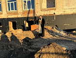 Иерей Виктор Литвинов посетил общеобразовательную школу поселка Ударник Красносулинского района