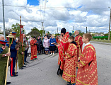 Пасхальный крестный ход в станице Боковской