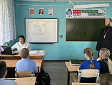 В казачьей школе поселка Ясный прошла встреча, посвященная Дню православной книги