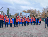 Праздничное мероприятие, посвященное Покрову Пресвятой Богородицы, состоялось на Соборной площади г. Шахты