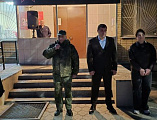 Священник принял участие в торжественной отправке призывников срочной службы в ОВК Багаевского района