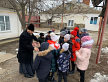 Учащиеся туроверовской школы посетили храм великомученика и целителя Пантелеимона в г. Миллерово