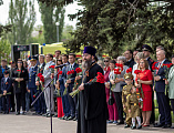 В день 80-летия Великой Победы духовенство вместе с шахтинцами почтило память героев Великой Отечественной войны