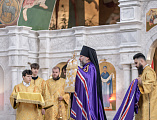 Преосвященнейший епископ Симон в день своего рождения возглавил Божественную литургию в Покровском кафедральном соборе города Шахты