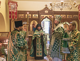 Накануне дня памяти блаженной Ксении Петербургской Преосвященнейший епископ Симон совершил всенощное бдение