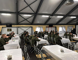 Воинскую часть 15272 ОБМО 150-й мотострелковой дивизии с пастырским визитом посетил иеромонах Николай (Наметышев)