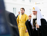 Преосвященнейший епископ Симон сослужил Предстоятелю Русской Церкви за освящением кафедрального собора Рождества Пресвятой Богородицы г. Ростова-на-Дону