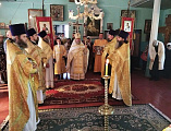 Соборное богослужение духовенства Тарасовского благочиния в хуторе Елань          