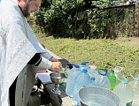 Освящение источника в хуторе Дубовом Боковского района 