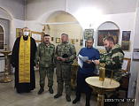 Протоиерей Роман Амплеев провел беседу с казаками станицы Мало-Несветаевской в Донском храме г. Новошахтинска