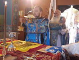 В хаме Владимирской иконы Божией Матери хутора Можаевка было совершено празднование престольного торжества