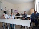 «Православием мы называем Церковь Христову. А Церковь – это люди, которые встретили Христа». Протоиерей Вячеслав Лавлинский провел встречу с пациентами туберкулезного диспансера больницы г. Каменск-Шахтинский