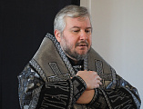 Преосвященнейший епископ Симон совершил литургию Преждеосвященных Даров в храме блаженной Матроны Московской Донецкого благочиния