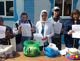 В день святой Пасхи в храме святителя Николая чудотворца города Шахты прошла благотворительная акция