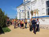 В день памяти великомученика Георгия Победоносца прихожане храма апостола Андрея Первозванного вместе с настоятелем совершили паломническую поездку, побывав на престольном празднике в х. Лихом