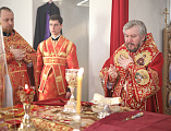 Преосвященнейший епископ Симон в субботу Светлой седмицы совершил праздничное богослужение в храме Донской иконы Божией Матери г. Новошахтинска