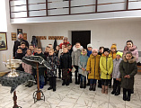 В храме преподобномученицы Елисаветы г. Гуково иерей Георгий Русинов встретился с учениками школы № 9 пос. шахты «Ростовская»