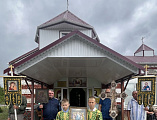 В День Святого Духа прихожане Свято-Духовского храма хутора Грачев отметили 10-й престольный праздник