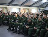 Воинскую часть 15272 ОБМО 150-й мотострелковой дивизии с пастырским визитом посетил иеромонах Николай (Наметышев)