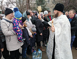 В Свято-Андреевском храме г. Миллерово молитвенно отметили Крещение Господне