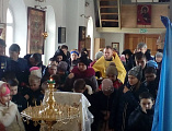 В Троицком храме х. Ягодинка Октябрьского района юные казачата дали присягу на верность Отечеству