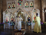 Преосвященнейший епископ Симон с архипастырским визитом посетил храм Всех святых, в земле Российской просиявших, города Каменск-Шахтинский