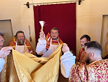 В ст. Обливской освятили храм в честь святого великомученика Георгия Победоносца
