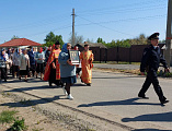 Пасхальный крестный ход в станице Боковской