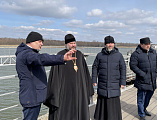 Преосвященнейший епископ Симон посетил новопостроенный храм в честь Веры, Надежды, Любови и матери их Софии в станице Багаевской