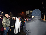 В Зверево-Никольском благочинии состоялось освящение купели для крещенских купаний