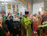 В посёлке Отрадном отметили престольный праздник в честь преподобного Серафима Саровского