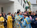 Праздничное богослужение в день Покрова Пресвятой Богородицы в храме Архистратига Михаила