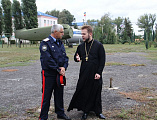Новый настоятель Алексеевского епархиального подворья приступил к служению и обсудил сотрудничество прихода и казачьего кадетского корпуса с его директором
