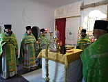 В день памяти святого преподобного Сергия Радонежского в храме святой великомученицы Варвары г. Гуково была совершена соборная Божественная литургия