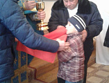 В праздник Введения во храм Пресвятой Богородицы воспитанники Ажиновского детского сада «Сказка» причастились Святых Христовых Тайн