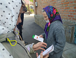 Фотозона «Золотая осень» ко Дню пожилого человека в храме Архистратига Михаила пос. Каменоломни