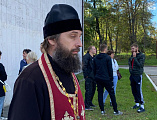 Мобилизованных шахтинцев напутствовали священники