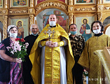 Поздравления с библейским юбилеем принял настоятель Донского храма г. Новошахтинска протоиерей Роман Амплеев