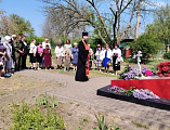 В станице Манычской прошёл митинг и возложение цветов в День Победы